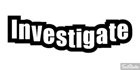 Investigate Word Animated  Logo Designs