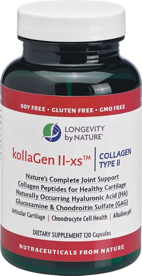 Longevity By Nature KollaGen II XS 120 Capsules Vitacost