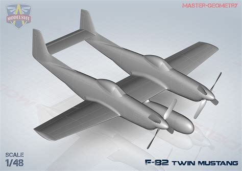 Modelsvit Developing 1/48 F-82 Twin Mustang Model Kit