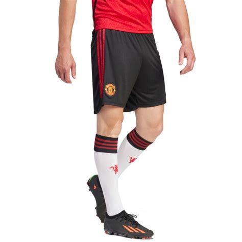 Shorts adidas Manchester United FC Home Kit 2023 2024 Black Fútbol