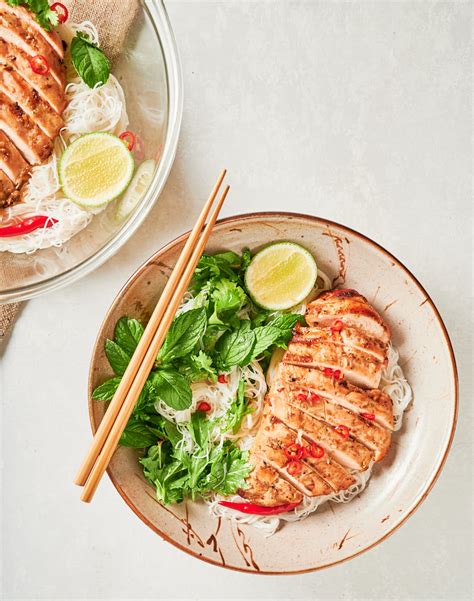 Vietnamese Lemongrass Chicken Noodle Bowl Glebe Kitchen