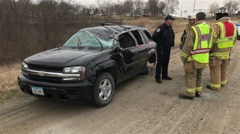 Lucky Driver Escapes Injury In Morning Rollover