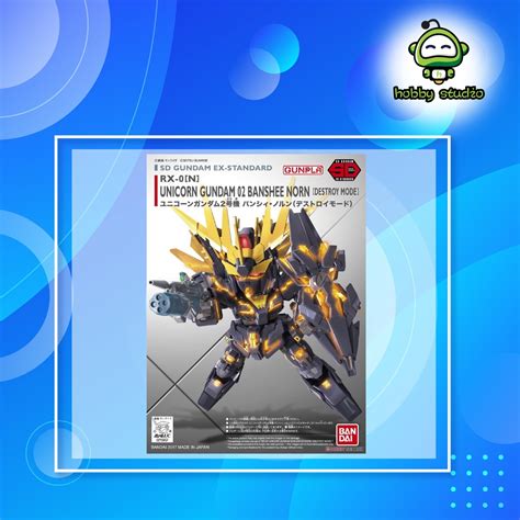 SD Gundam EX Standard Unicorn Gundam 02 Banshee Norn Shopee Malaysia