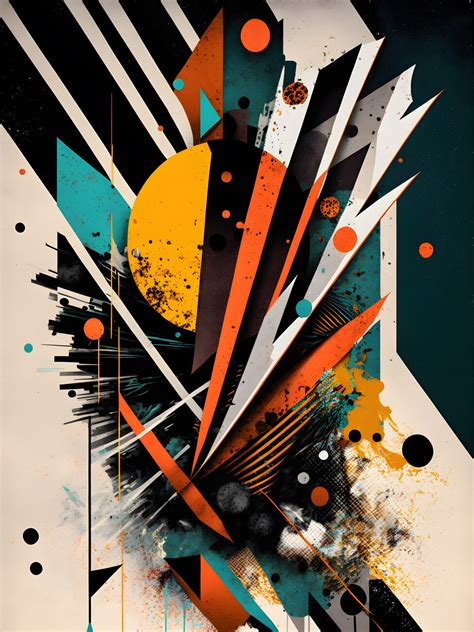 Wall Art Print | Abstract Geometric shapes | Europosters