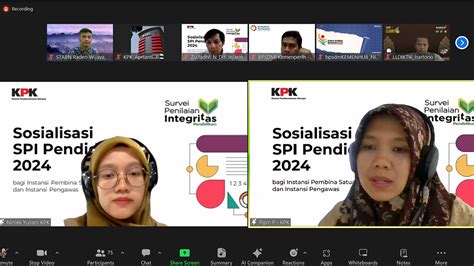 Sosialisasi Survei Penilaian Integritas Spi Pendidikan Tahun