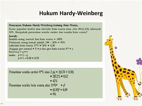 Soal Hukum Hardy Weinberg Ilmu