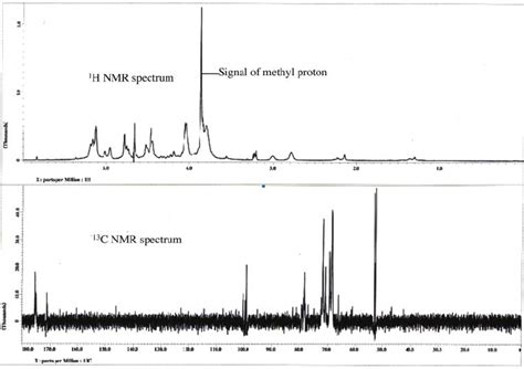 H Nmr And C Nmr Spectrum Of The Purified Substance From Green Tea