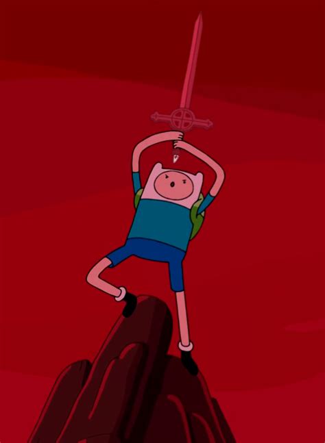 Image Finn With Sword On Cliffpng The Adventure Time Wiki