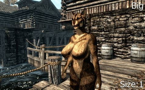 Skyrim Sexy Khajiit Nude Cumception