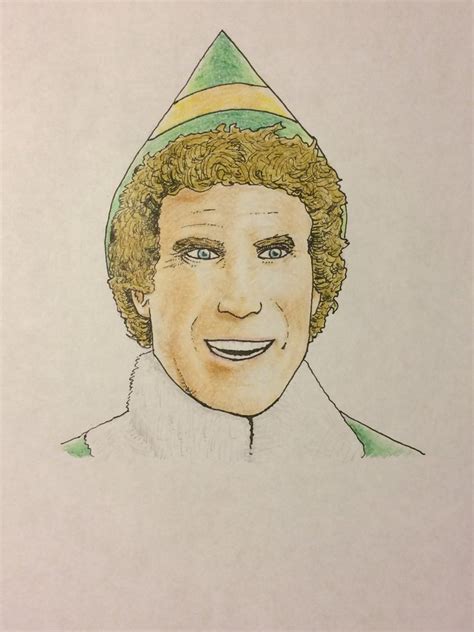 Buddy The Elf Sketch at PaintingValley.com | Explore collection of ...