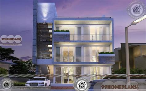 3 Storey Apartment Building Design 30 X 40 Narrow Block Plan Collection