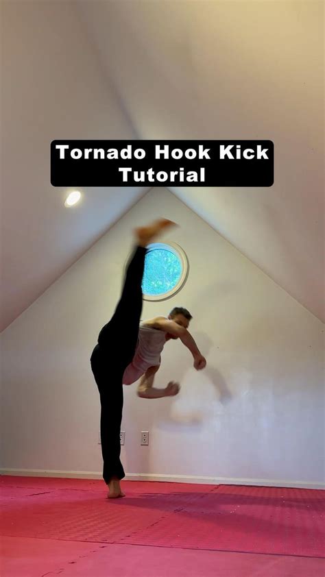 Tornado Hook Kick Tutorial Tricking Martial Arts Karate Training