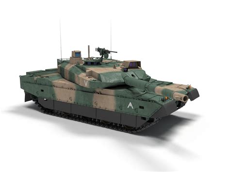 Type 10 Tank - 3D Model by Mermodels