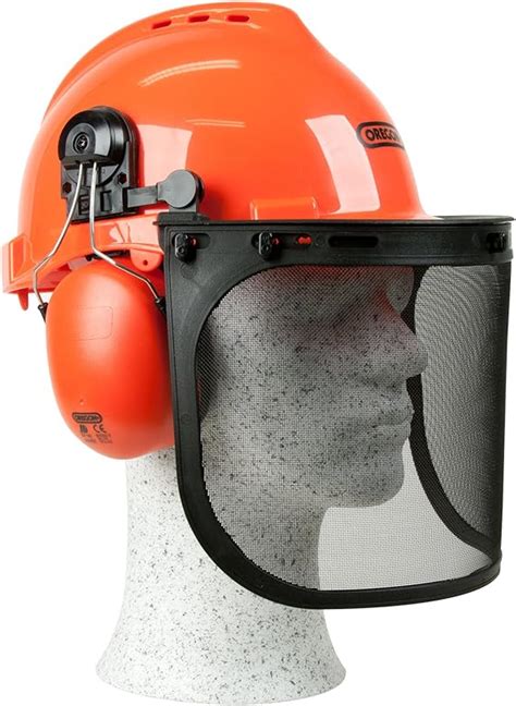 Oregon Yukon Casco Di Sicurezza Con Cuffie Antirumore E Visiera In Rete