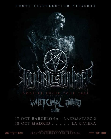 Thy Art Is Murder recordamos sus fechas en España junto a Whitechapel