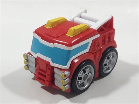 Transformers Red Fire Truck Red Plastic Toy Car Vehicle – Treasure ...