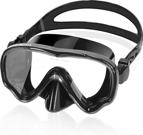 Eversport Swim Goggles Adult With Nose Cover For Women Men No Leak Clear Wide View Diving Scuba