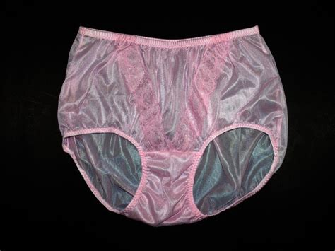 New Nylon Pink Panties Vintage Style Panty Hip36 38