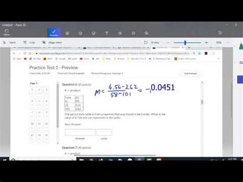 CHM 2046 Practice Test 1 Q6 Corr YouTube