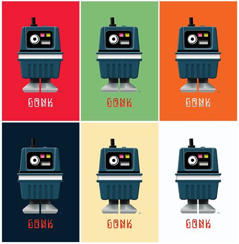 Star Wars Gonk Droid Art Print Gonk Droid Art / Power Droid / - Etsy