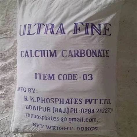 50 Kg Calcium Carbonate Coated And Uncoated Powder At Rs 7 Kg In Hyderabad