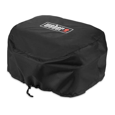 Weber Lumin Black Rubber Plastic Grill Cover Rona