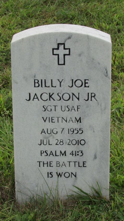 Billy Joe Jackson Jr 1955 2010 Find A Grave Memorial