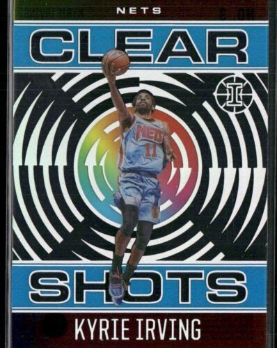 Kyrie Irving Panini Illusions Clear Shots Sapphire Brooklyn