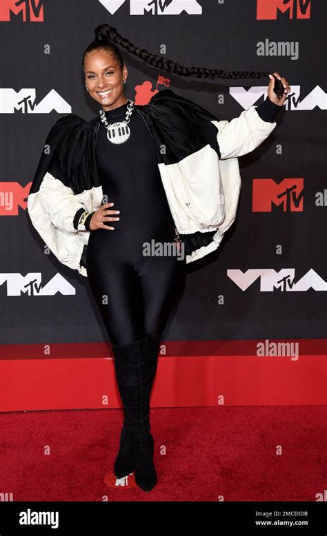 FILE - Alicia Keys arrives at the MTV Video Music Awards on Sept. 12, 2021, in New York. Keys ...