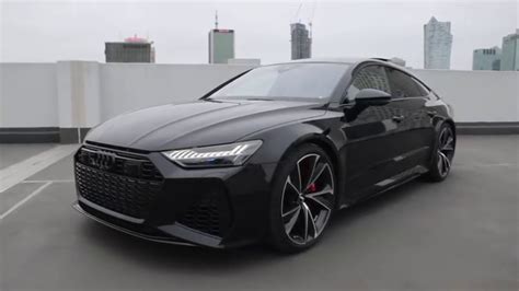 WOW! 2022 AUDI RS7 SPORTBACK - MURDERED OUT V8TT BEAST - BEST LOOKING AUDI EVER? IN DETAIL - YouTube