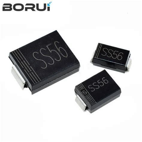 20pcs-SS56-SMC-SMB-SMA-SK56-SMD-SS560-5A-60V-DO-214AB-Schottky-diode ...