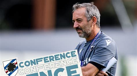 Salernitana Sampdoria La Conferenza Stampa Di Giampaolo YouTube