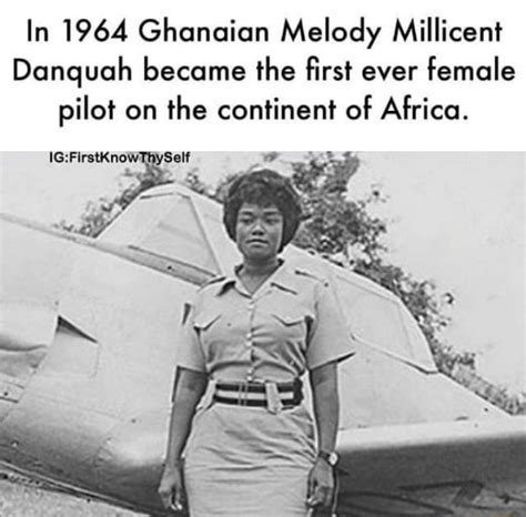 In 1964 Ghanaian Melody Millicent Danquah Became The ﬁrst Ever Female