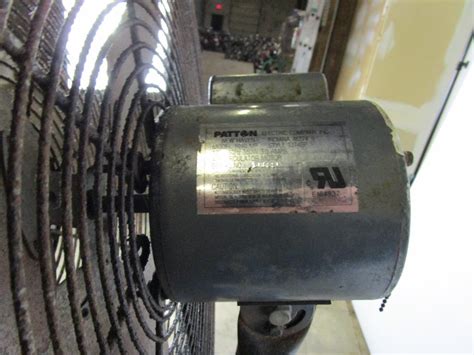 Patton Industrial Heavy Duty Air Circulator Fan Property Room