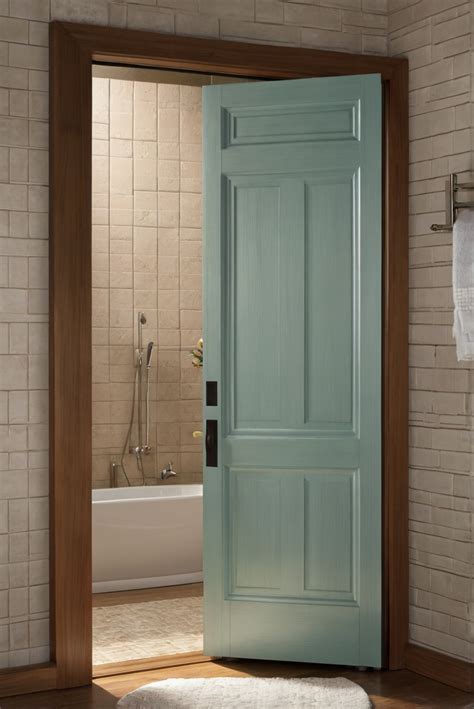 How to Choose Between Traditional and Contemporary Bathroom Doors ...