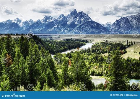 Snake river scenic stock photo. Image of mountainous - 12253472