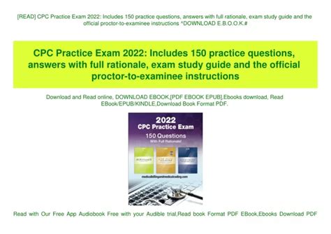 PPT READ CPC Practice Exam 2022 Includes 150 Practice Questions