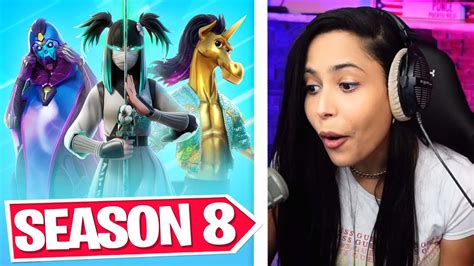 My First Look At Fortnite Season 8 Battlepass Reaction New Update