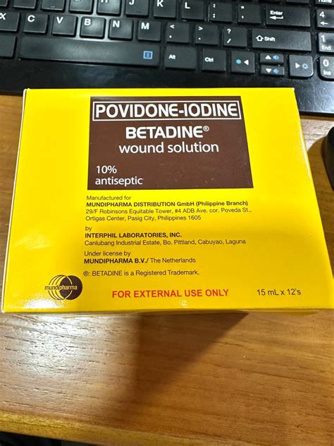 Betadine Povidone Iodine Wound Solution Ml Health Nutrition