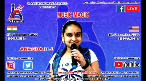 Music Magic Anagha H J Youtube