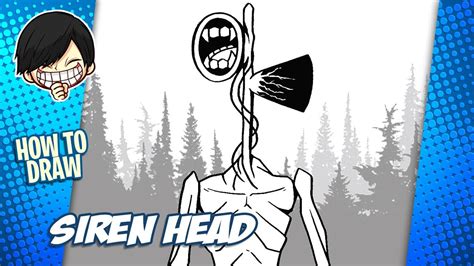 How To Draw Siren Head Step By Step Youtube