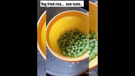 Veg Fried Riceomg Its Very Tasty 😋😋 Youtube