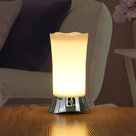 Zeefo Lampade Luce Notturna Da Tavolo Led Senza Fili Pir Con Sensore Di