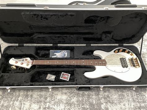 Music Man Stingray Classic Limited Edition Gilded White 2012 Reverb