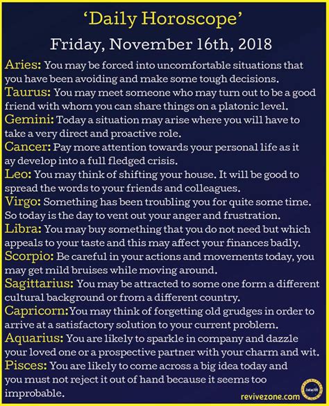 November 16 Zodiac