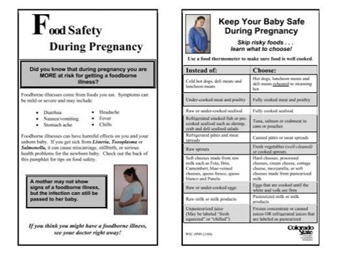 Food Safety During Pregnancy