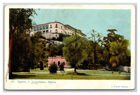 Chapultepec Castillo MÉxico Ciudad México Unp Udb Tarjeta Postal O16