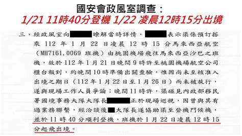 耍官威！國安高層提前偷跑出境「機場咆哮飆罵、拍桌」 總統府道歉了~{即時}~{2023 02 07 12 02}~{責任編輯陳秀枝}