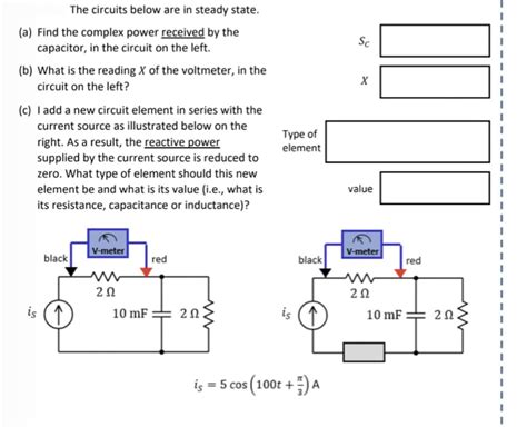 Answered The Circuits Below Are In Steady State Bartleby