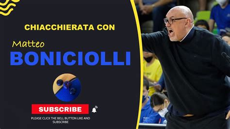 Chiacchierata Con Matteo Boniciolli Coach Della Givova Scafati Lega